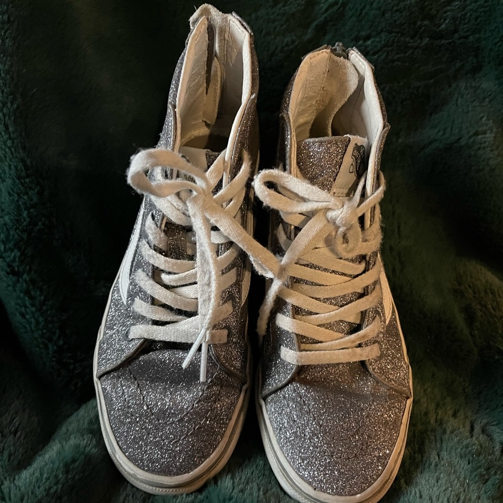 Girls Sparkly Vans